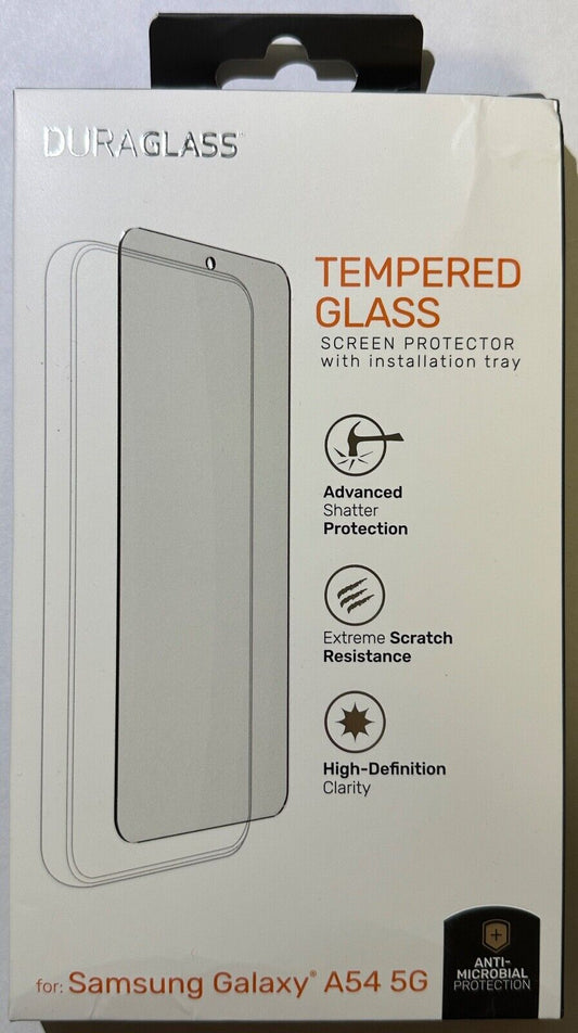 NEW Duraglass Tempered Glass Screen Protector for Samsung Galaxy A54 5G