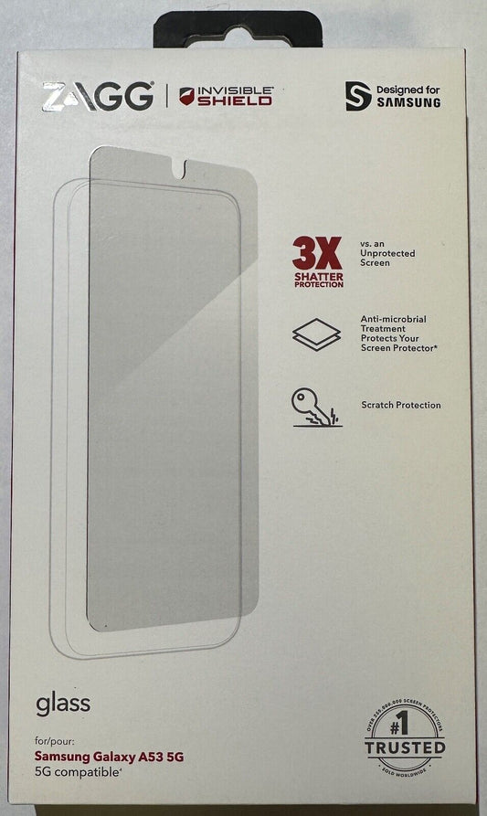 NEW ZAGG Invisibleshield Glass Screen Protector for Samsung Galaxy A53 5G