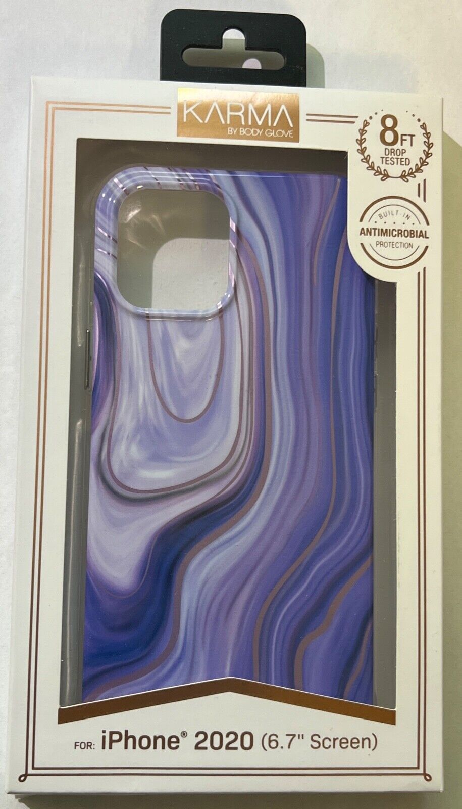 NEW Body Glove Karma Marble Pattern Slim Case for iPhone 12 Pro Max (6.7")