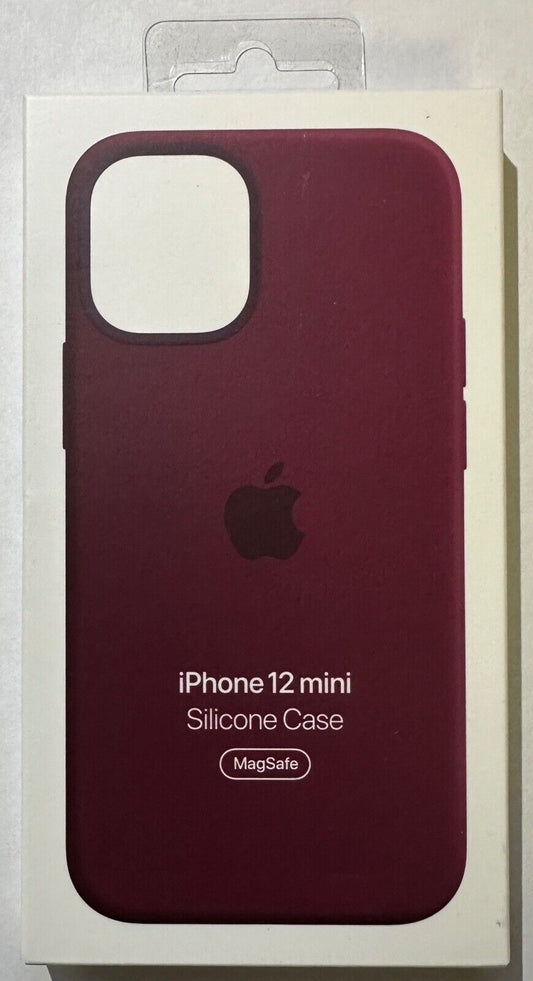 NEW SEALED Genuine OEM Apple iPhone 12 mini ONLY Silicone Case MHKQ3ZM/A - Plum