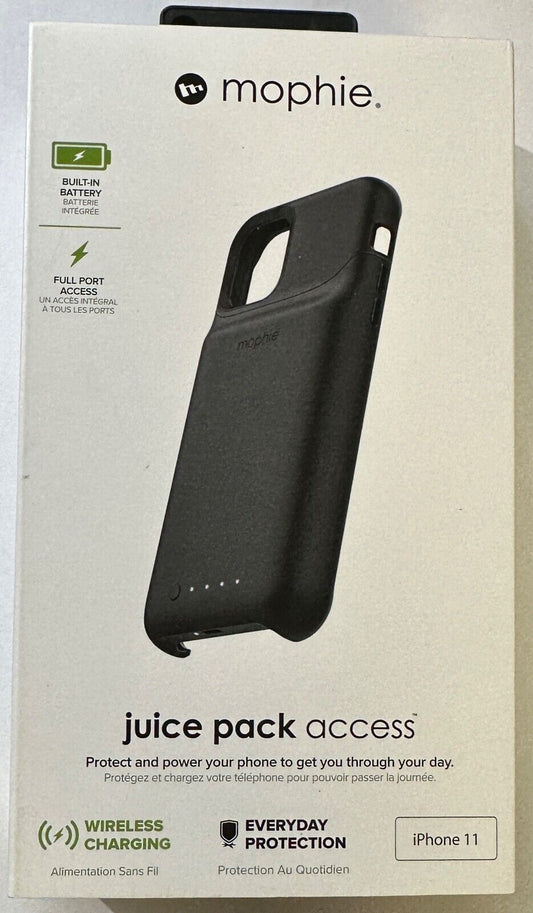 NEW Mophie Juice Pack Access iPhone 11 / XR (6.1") 2000mAh Battery Case - BLACK