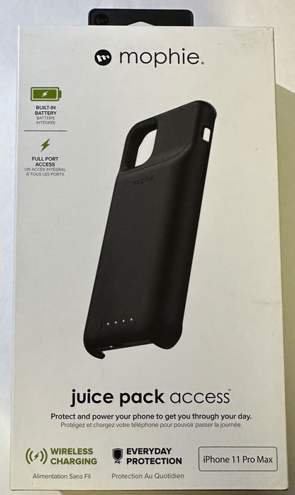 NEW Mophie Juice Pack Access iPhone 11 Pro Max (6.5") 2200mAh Battery Case BLACK