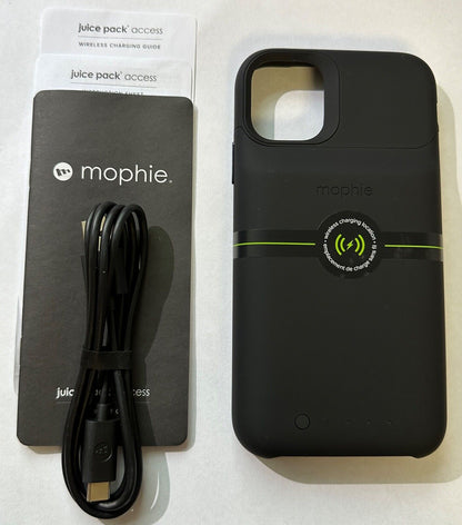 NEW Mophie Juice Pack Access iPhone 11 / XR (6.1") 2000mAh Battery Case - BLACK