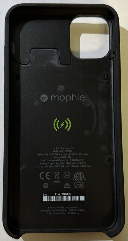 NEW Mophie Juice Pack Access iPhone 11 Pro Max (6.5") 2200mAh Battery Case BLACK