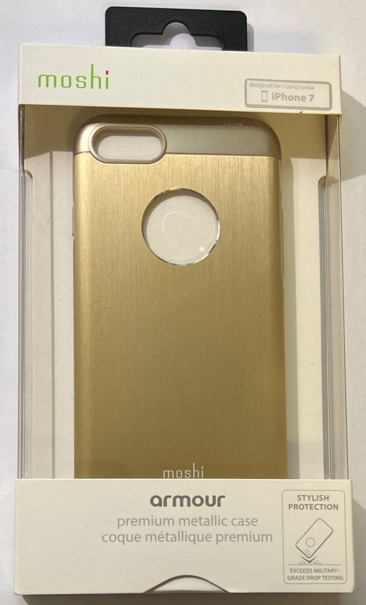 NEW Moshi Armour Premium Metallic Case for iPhone 7 (4.7") ONLY - Gold