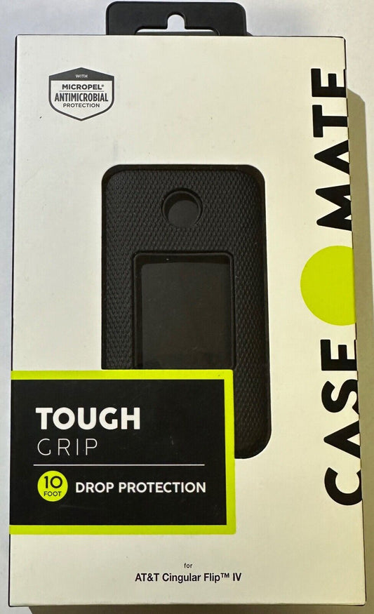 NEW Case-Mate Tough Grip Rugged Hard Case for AT&T Cingular Flip IV (ONLY)