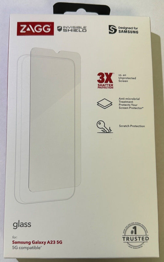 NEW ZAGG Invisibleshield Glass Screen Protector for Samsung Galaxy A23 5G