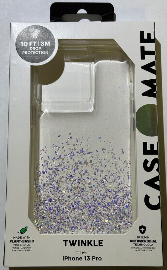 Case-Mate Twinkle Iridescent Glitter Case for iPhone 13 Pro (6.1" - 3 Rear Cams)
