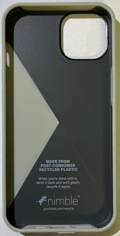 NEW Nimble Recycled Plastics & Silicone Non-Slip Case for iPhone 13 6.1" (2 Cam)