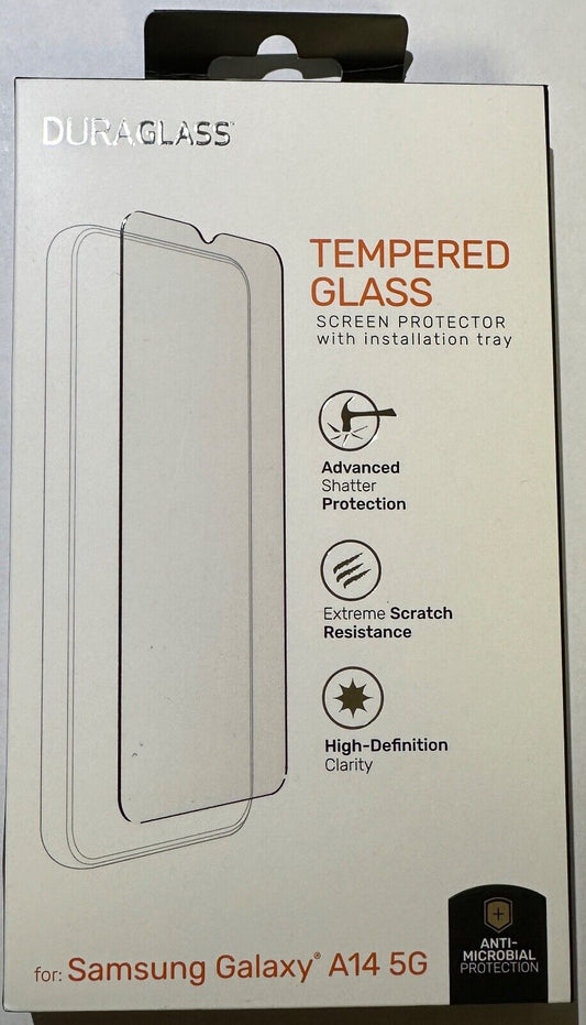 NEW Duraglass Tempered Glass Screen Protector for Samsung Galaxy A14 5G