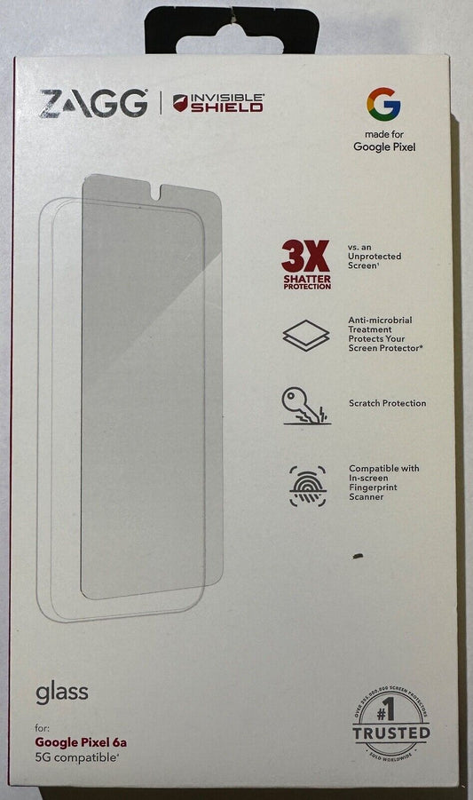 NEW ZAGG Invisibleshield Glass Screen Protector for Google Pixel 6a (6.1") ONLY