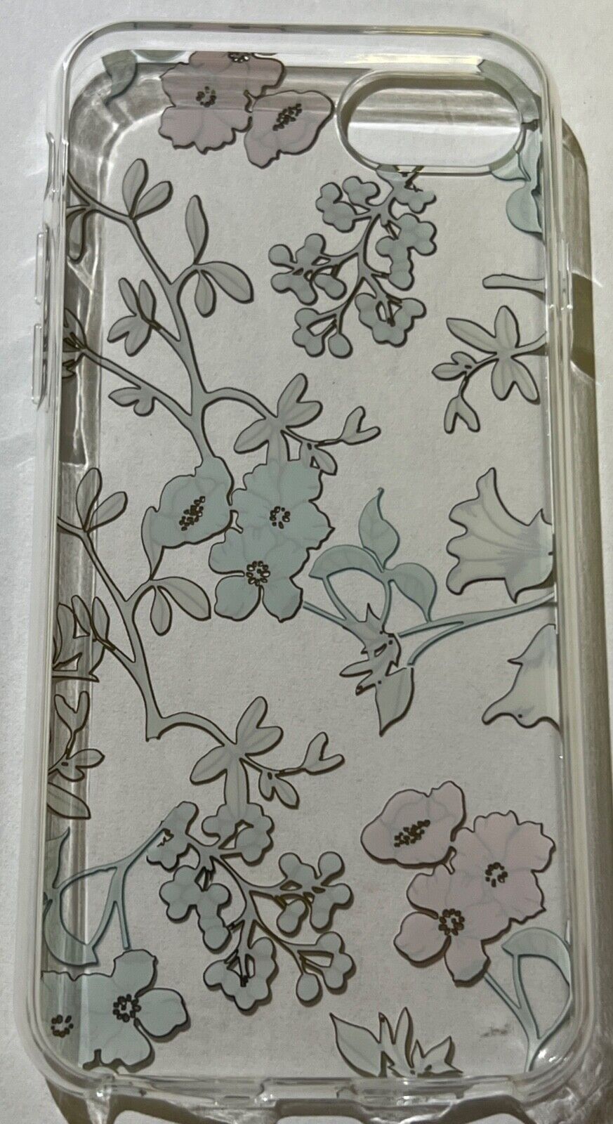 NEW Body Glove KARMA Floral Print Clear Case for iPhone SE 2022 / 2020 / 8