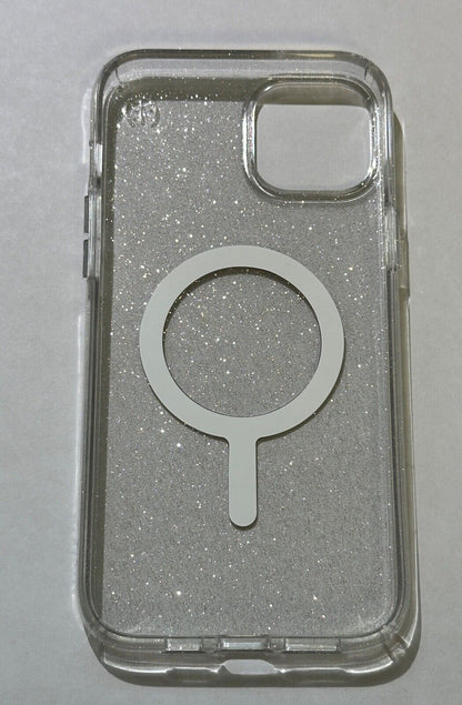 NEW Speck Presidio Perfect-Clear w/Glitter Magnet Case for Apple iPhone 14 Plus