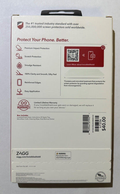 NEW ZAGG Invisibleshield Glass Screen Protector for Samsung Galaxy A03s