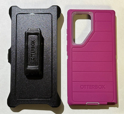 Open Box Otterbox Defender PRO Case w/Clip Samsung Galaxy S23 Ultra Morning Sky