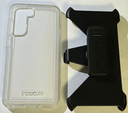 NEW Pelican Voyager Rugged Case w/Clip for Samsung Galaxy S21 FE 5G - CLEAR