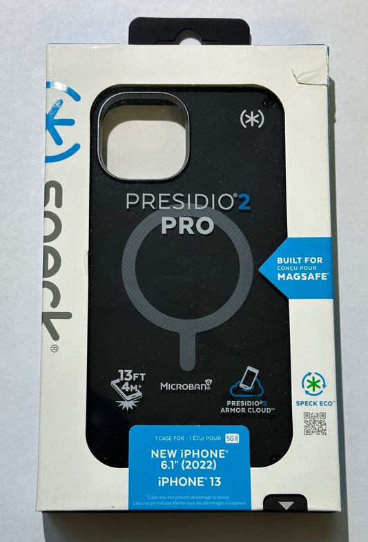 Open Box Speck Presidio 2 Pro Magnetic Case for Apple iPhone 14 (6.1") Black