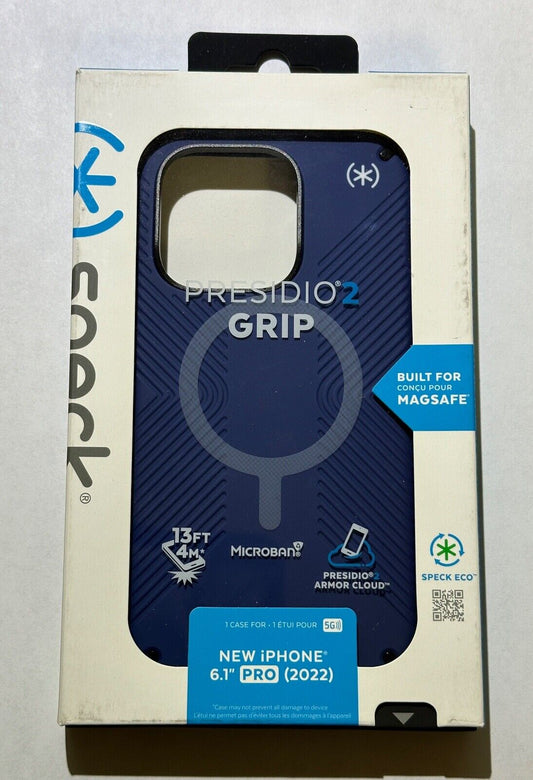 NEW Presidio 2 Grip Magnetic Case for Apple iPhone 14 Pro (6.1") - Coastal Blue