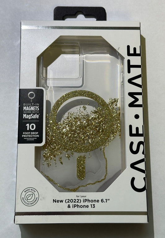 Open Box Case-Mate Karat Marble Magnetic Case for iPhone 14 (6.1") Small Cam