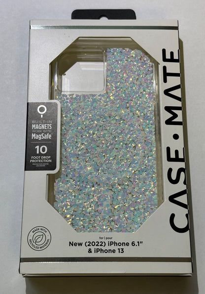 Open Box Case-Mate Twinkle Diamond Magnetic Case for iPhone 14 (6.1") Small Cam