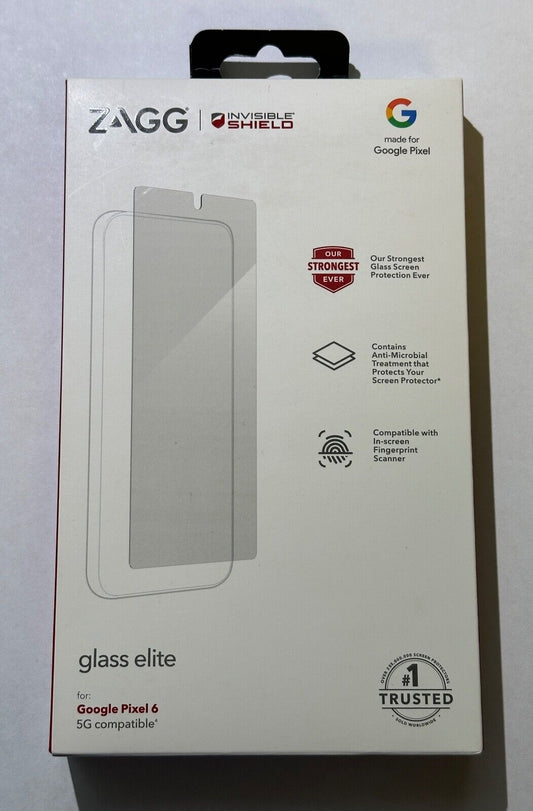 NEW ZAGG Invisibleshield Glass Screen Protector for Google Pixel 6 (6.4")