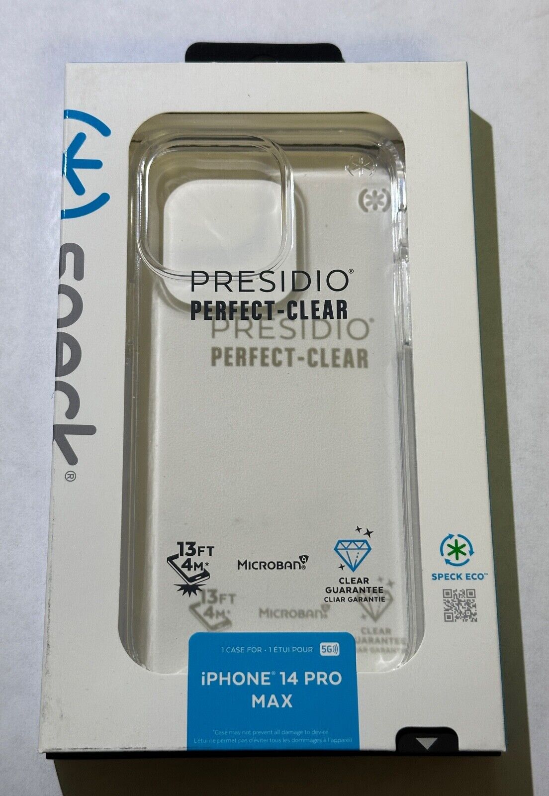 NEW Speck Presidio Perfect-Clear Case for iPhone 14 Pro Max (6.7")