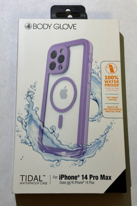 Open Body Glove Tidal Waterproof Magnetic Case iPhone 14 Pro Max (6.7") Lavender