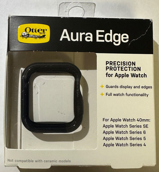 Otterbox Aura Edge Apple Watch Series 4/5/6/SE (40mm Only) Bumper Case Black