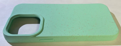 Biodegradable Wheat Straw + PBAT+PLA Soft Case for iPhone 13 Pro 6.1" Turquoise