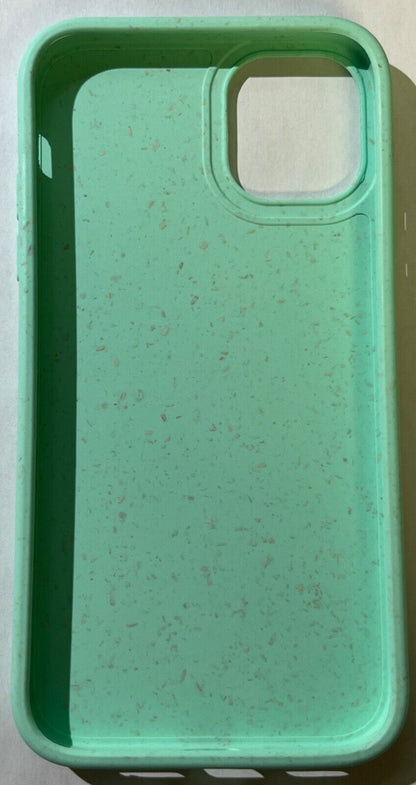 Biodegradable Wheat Straw + PBAT+PLA Soft Case for iPhone 11/XR (6.1") Turquoise