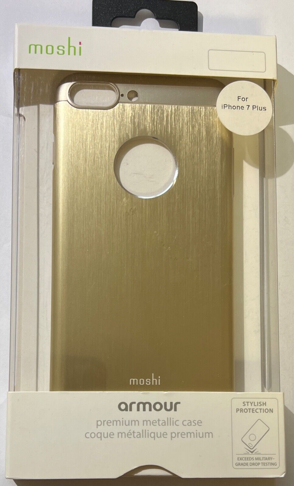 NEW Moshi Armour Premium Metallic Case for iPhone 7 Plus (5.5") ONLY - Gold