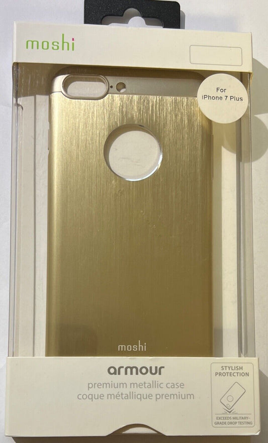 NEW Moshi Armour Premium Metallic Case for iPhone 7 Plus (5.5") ONLY - Gold