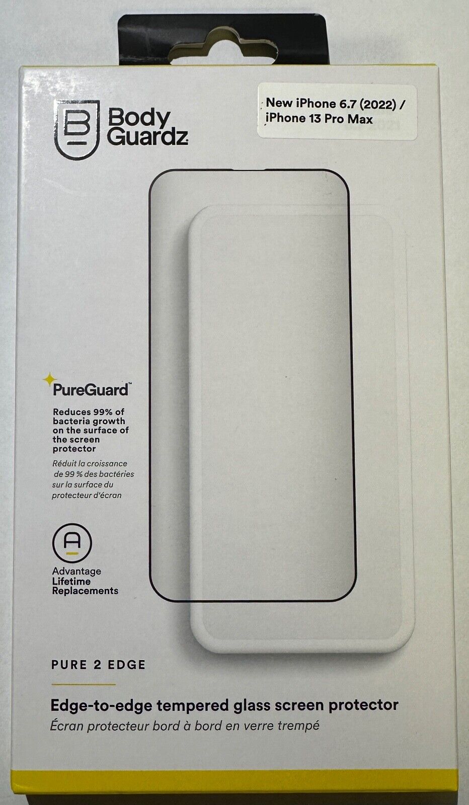 BodyGuardz Pure 2 Edge Screen Protector iPhone 14 PLUS (6.7") - LOT OF 50 UNITS