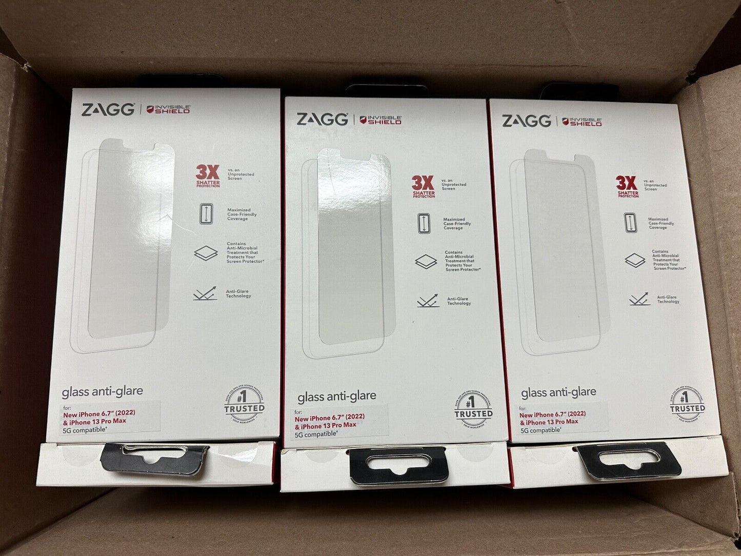 ZAGG Glass Anti-Glare Screen Protector for Apple iPhone 14 PLUS (6.7") LOT OF 30