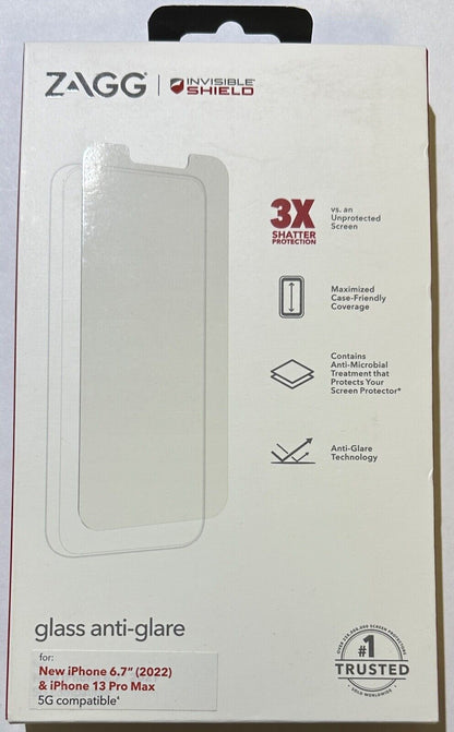 ZAGG Glass Anti-Glare Screen Protector for Apple iPhone 14 PLUS (6.7") LOT OF 30