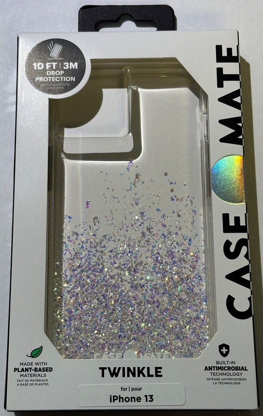Case-Mate Twinkle Iridescent Glitter Case for iPhone 13 (6.1" - 2 Rear Cams)
