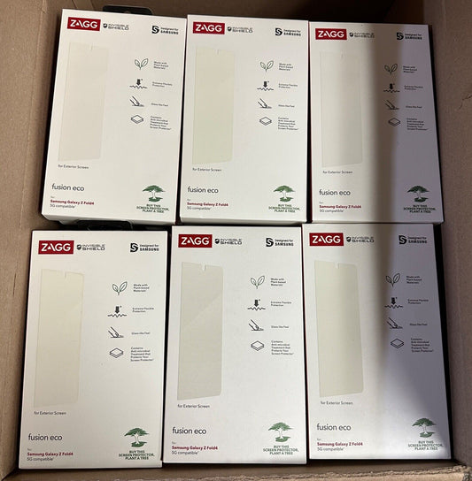 ZAGG Fusion Eco Screen Protector for Samsung Galaxy Z Fold4 LOT OF 48 UNITS