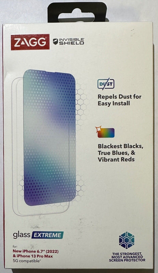 ZAGG Glass Extreme Screen Protector for Apple iPhone 14 Plus & 13 Pro Max (6.7")