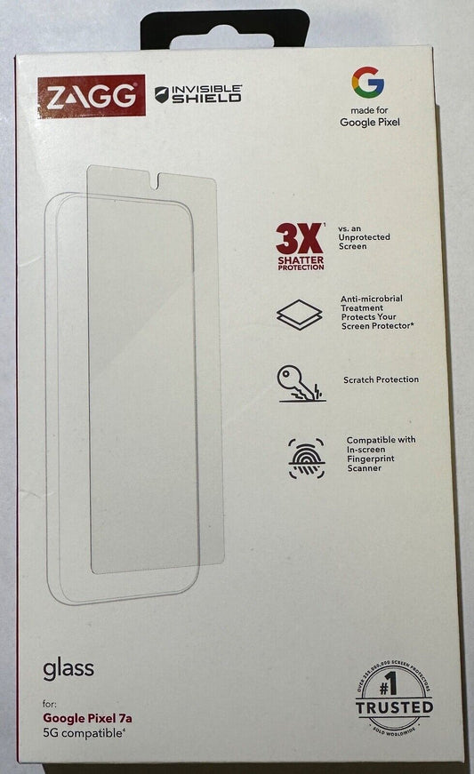NEW ZAGG Invisibleshield Glass Screen Protector for Google Pixel 7a (6.1") ONLY
